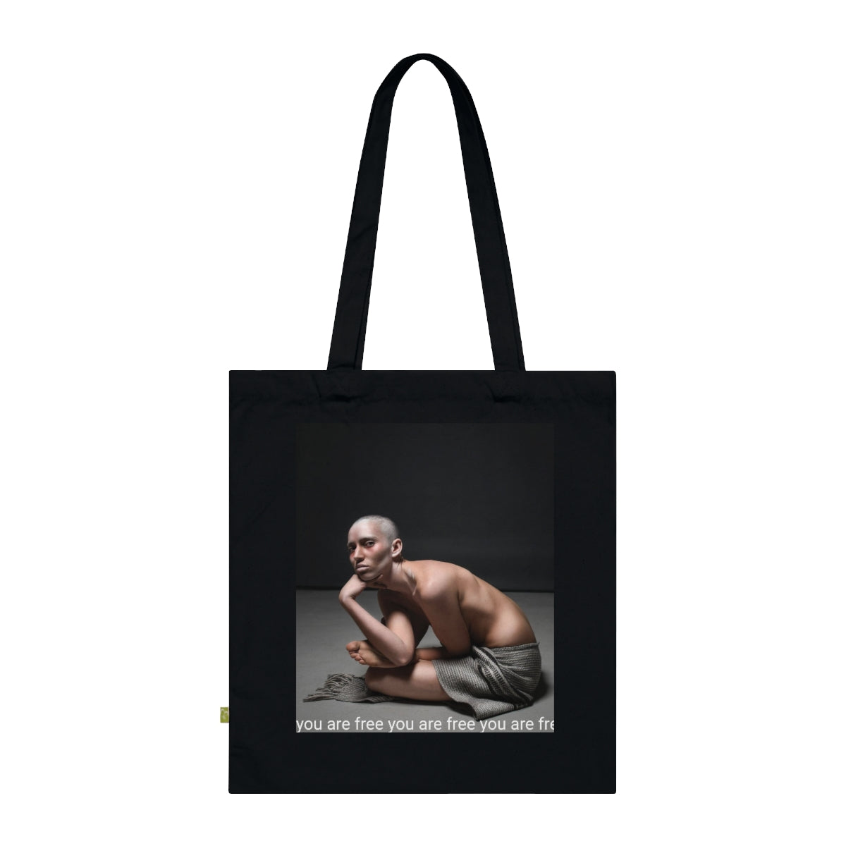 Life is art and we are free to live it- I love life — Organic Cotton Tote Bag