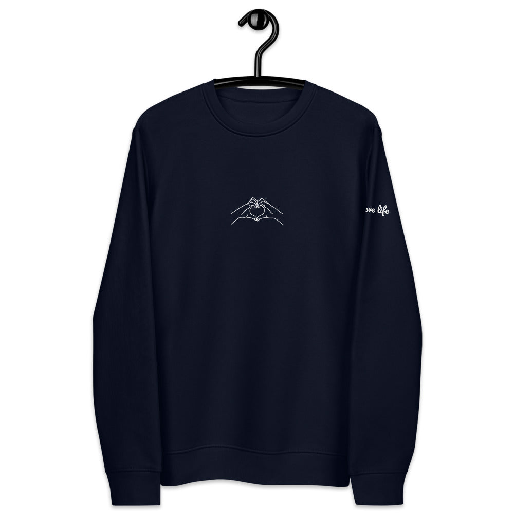 I LOVE LIFE - Unisex eco sweatshirt