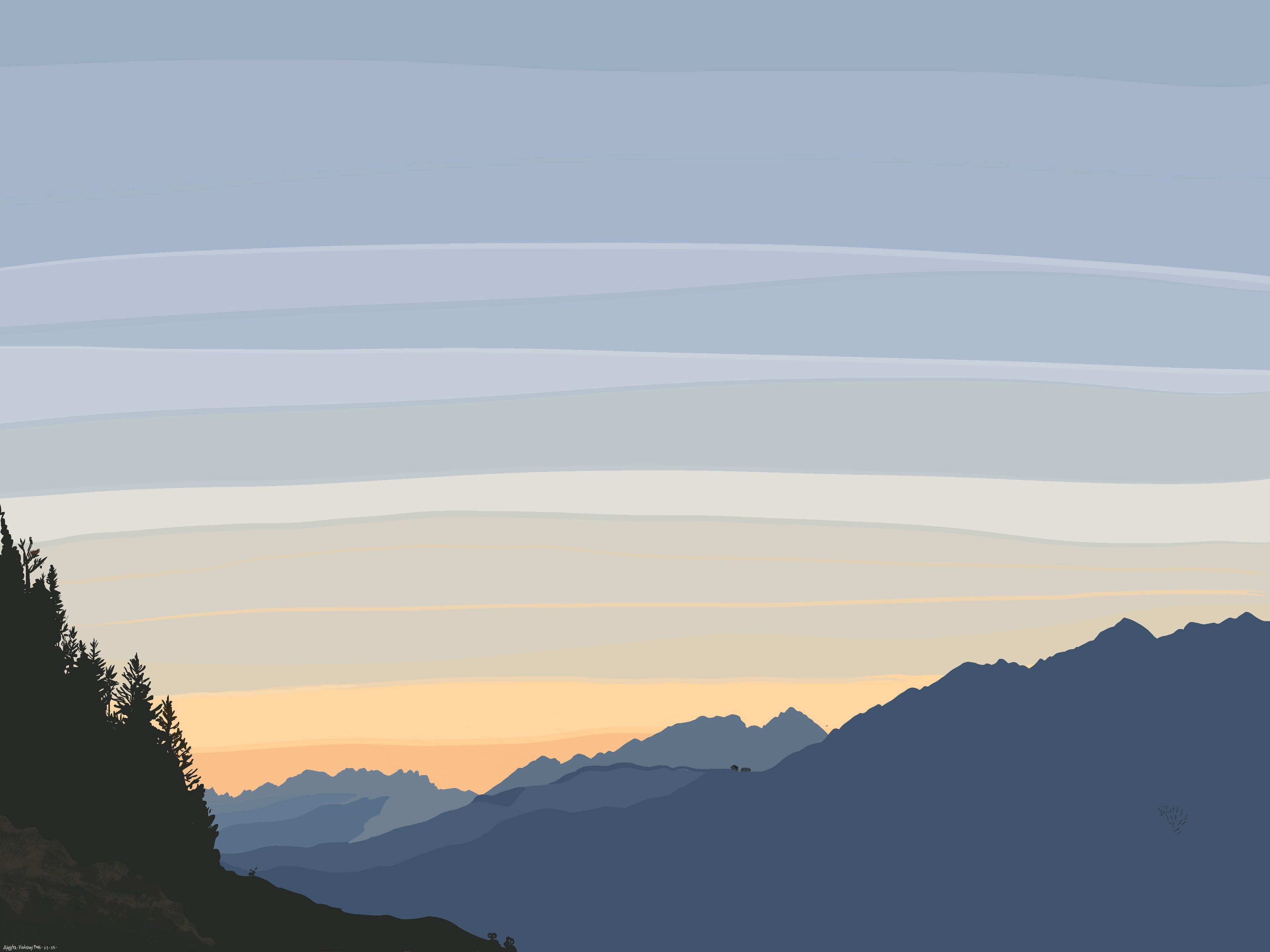 Stillness in the Valley – Limited Edition Canvas Print