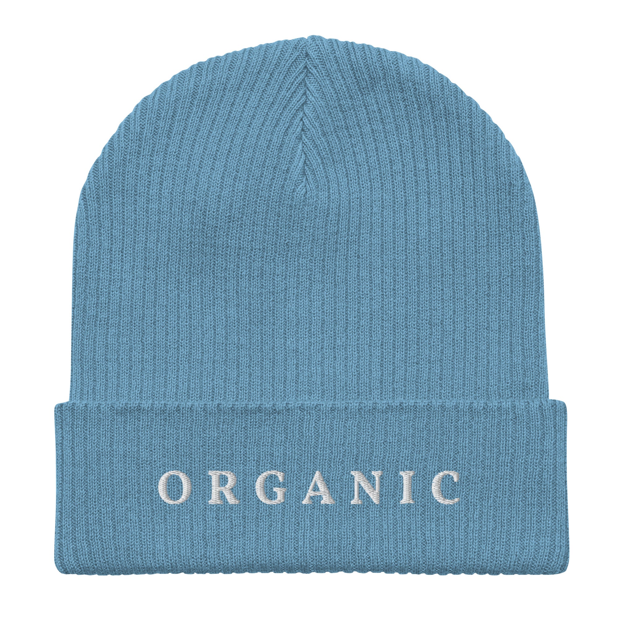 Organic ribbed beanie