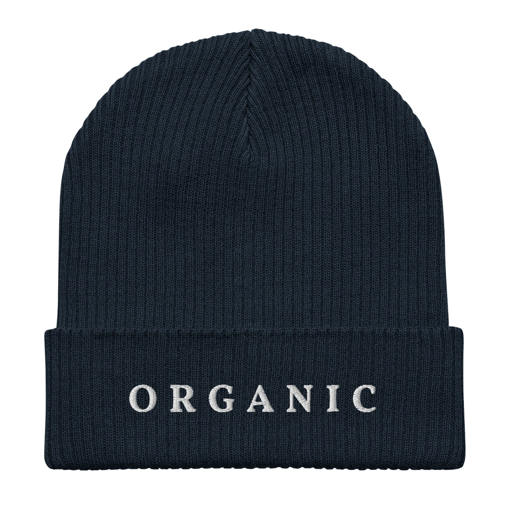 Organic ribbed beanie