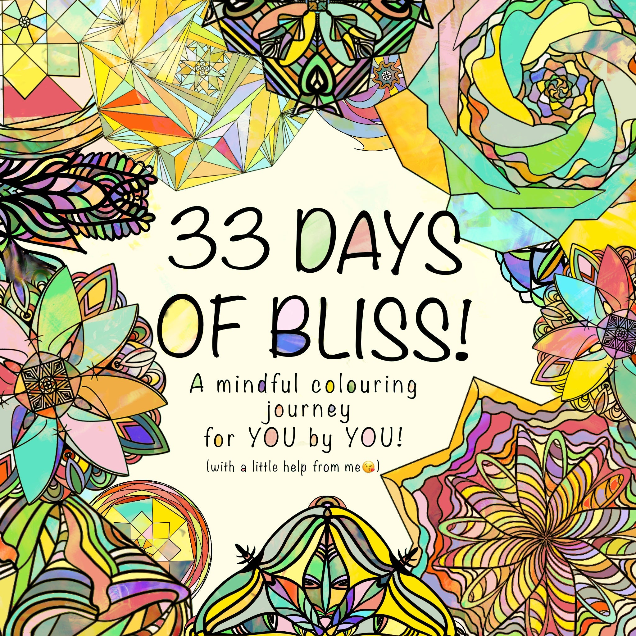 33 Days of Bliss Colouring Book